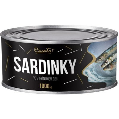 Bassta Sardinky ve slunečnicovém oleji 125 g – Sleviste.cz