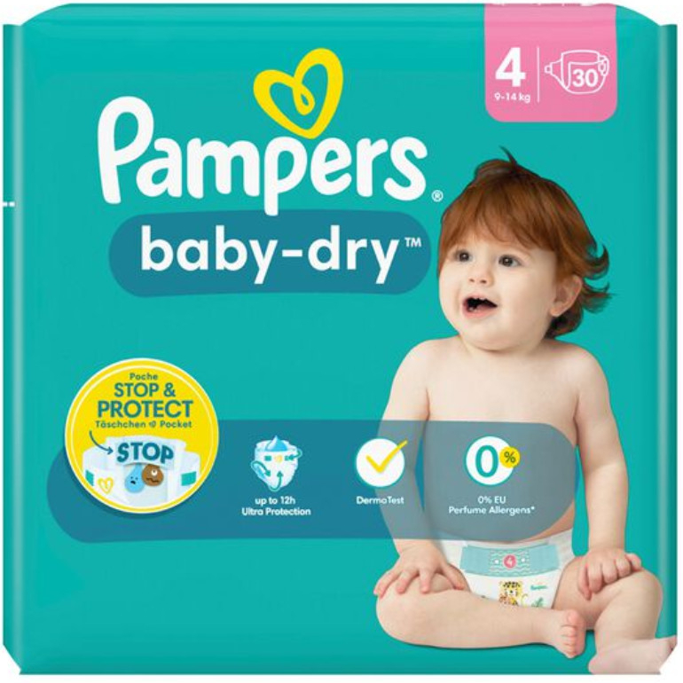 Pampers Baby Dry 4 30 ks