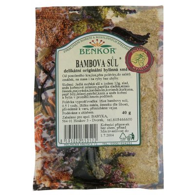 Benkor bambova sůl 40 g – Zboží Dáma