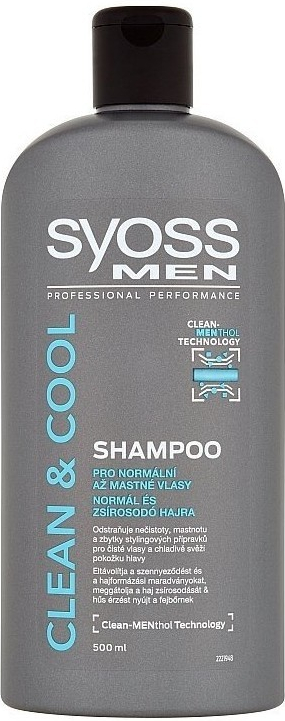 Syoss Men Clean And Cool Shampoo 500 ml