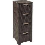 Curver RATTAN Style zásuvka 4x 14 l 06605-210 – Zboží Dáma