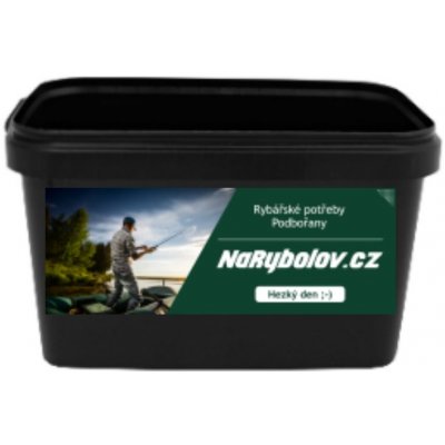 Narybolov Kbelík obdélníkový 2,4l s víkem – Sleviste.cz