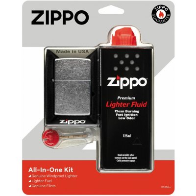 Zippo benzínový Dárková sada All in One Kit 30035 – Hledejceny.cz