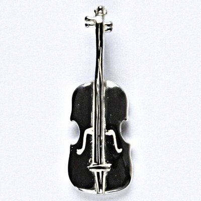 Čištín Stříbrný přívěsek housle P 258 – Zboží Mobilmania