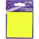 Samolepící bloček 75x75mm 50ks neon žlutá – Hledejceny.cz