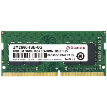 Transcend SODIMM DDR4 8GB 2666MHz CL19 JM2666HSB-8G