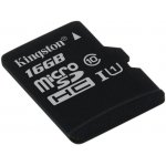 Kingston microSDHC 16 GB UHS-I U1 SDC10G2/16GB – Zboží Mobilmania