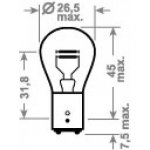 Trifa P21/5W BA15d 12V 21/5W