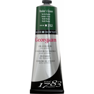 Daler Rowney Georgian olejová barva hooker's green 225 ml 1 ks – Zboží Dáma