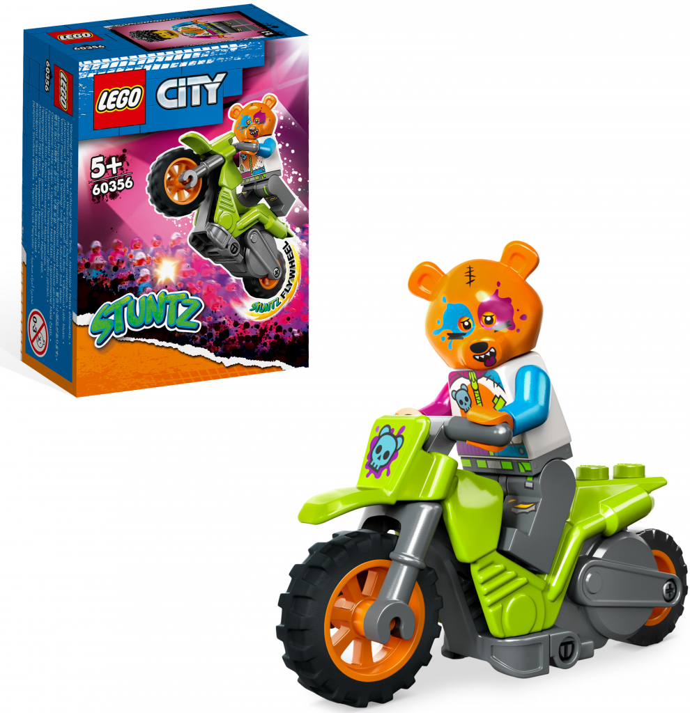 LEGO® City 60356 Medvěd a kaskadérská motorka