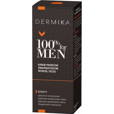Dermika 100% for Men protivráskový oční krém 15 ml – Hledejceny.cz