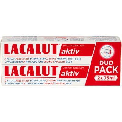 Lacalut Aktiv 2 x 75 ml – Hledejceny.cz