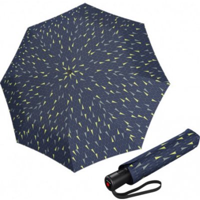 Knirps KNIRPS A.200 ENJOU BLUEBERRY - elegantní dámský plnoautomatický deštník