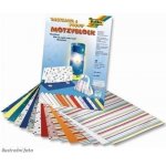 Sada papírů Abstrakt 24x34cm 30ks Folia – Zboží Dáma