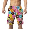 Koupací šortky, boardshorts Impar pánské plavky long Donuts