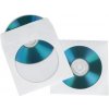 Pouzdro k MP3 Hama ochranný obal pro CD/DVD, 100ks/bal, bílý, balení krabička na zavěšení