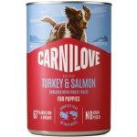 Carnilove Paté Made with Turkey & Salmon for Puppies 400 g – Hledejceny.cz