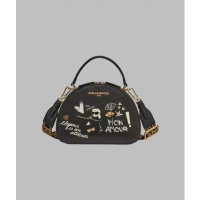 Karl Lagerfeld dámská kabelka crossbody BELLAMY černá – Hledejceny.cz