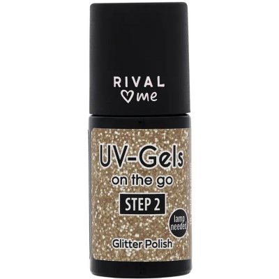 RIVAL Loves Me Lak na nehty UV gel 18 golden crown – Zboží Dáma