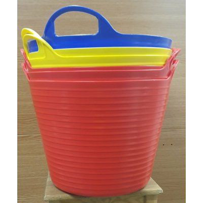 Koš vědro flexibilní 28 l modrá – Zboží Mobilmania