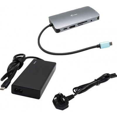 i-Tec USB-C Metal Nano Dock HDMI/VGA with LAN + Universal Charger 77 W C31NANOVGA77W – Hledejceny.cz