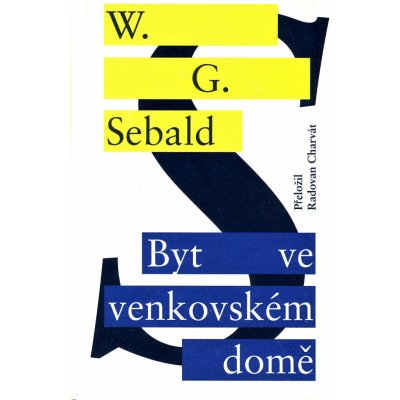 Byt ve venkovském domě - W. G. Sebald – Zboží Mobilmania