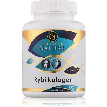 Golden Nature Rybí kolagen + vitamin C 100 kapslí