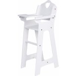 Small Foot Dřevěná židlička pro panenky bílá velká – Zboží Mobilmania