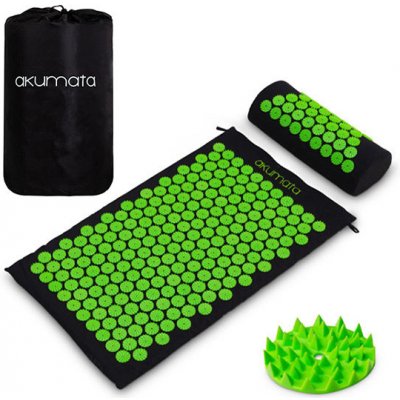 Akumata Akupresurní podložka černo-zelená – Zboží Dáma