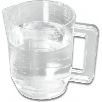 PETRAplast Plastová odměrka 05 - 1 l Barva: Čirá – Zboží Dáma