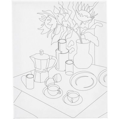 Creative Malířské plátno s předtiskem 24x30 cm PROSTŘENÝ STŮL – Hledejceny.cz