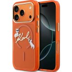 Karl Lagerfeld IML Choupettes Karl Script Logo MagSafe kryt pro iPhone 17 Pro Max oranžový KLHMP17X5HKSCAO – Hledejceny.cz