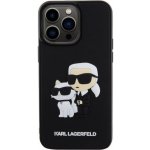 Karl Lagerfeld 3D Rubber Karl and Choupette iPhone 15 Pro Max černé – Sleviste.cz