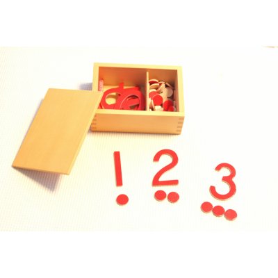 Montessori C040 Číslice a žetony Sudá-lichá – Zboží Dáma