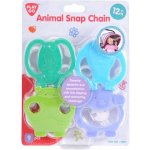 Teddies Řetěz na kočárek/postýlku 4 zvířátka plast 9ks na kartě – Hledejceny.cz