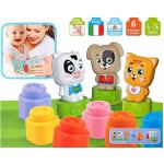 CLEMENTONI BABY Soft Clemmy Hrací sada s knížkou Milá zvířátka – Zboží Dáma