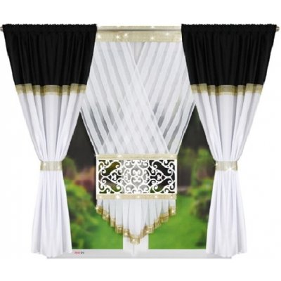 Fliying Komplet Dezzi černá/zlato 310x160 cm – Hledejceny.cz