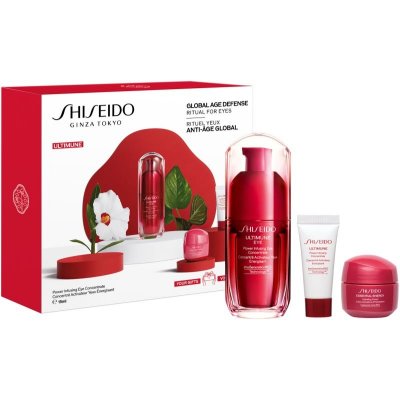 Shiseido Benefiance oční sérum pro komplexní protivráskovou ochranu 15 ml + energizující a ochranný koncentrát na obličej 5 ml + hloubkově hydratační gel 15 ml – Zbozi.Blesk.cz