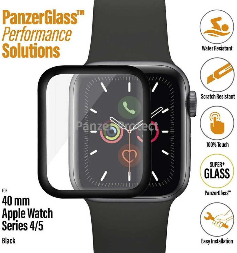 PanzerGlass Original tvrzené sklo pro Apple Watch 40 mm - černé 5494011 od  499 Kč - Heureka.cz