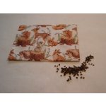 Pro útulný domov Nahřívací polštářek Zvířátka hnědá s pohankovými slupkami – Zboží Dáma