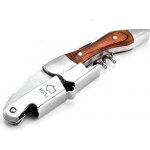 Sommelierská vývrtka na víno kombinace nerez a dřevo – Sleviste.cz