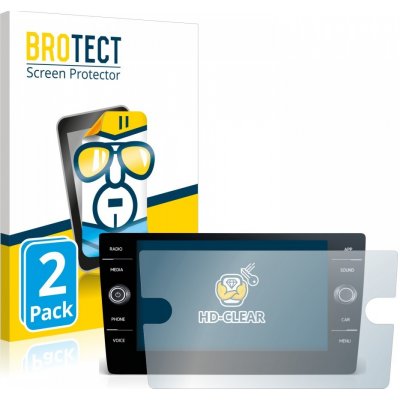 Ochranné fólie 2x BROTECT HD-Clear Screen Protector for Volkswagen Arteon 2017-2019 Discover Media 8" 2017-2019 – Zboží Živě