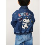 Gap Baby džínová bunda & Peanuts Snoopy Tmavě modrá – Sleviste.cz