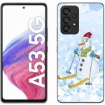 Pouzdro mmCase Gelové Samsung Galaxy A53 5G - sněhulák