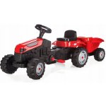 Pilsan Traktor šlapací s valníkem červený – Zboží Dáma
