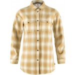 Fjällräven Övik Flannel Shirt W Chalk White-Dune Beige – Zboží Dáma