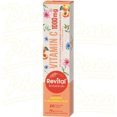 Revital Botanicals vitamin C 1000 mg 20 šumivých tablet – Hledejceny.cz