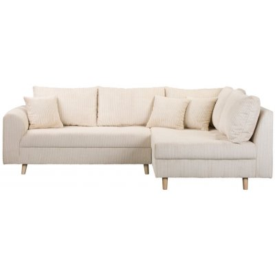 Ropez Ariella rohová pohovka bílá/béžová trojmístná – Hledejceny.cz