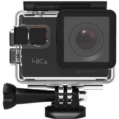 Outdoorová kamera Apeman A80 / LCD displej 5,1 cm / 170° úhel záběru / 20 Mpx / 24 fps / černá