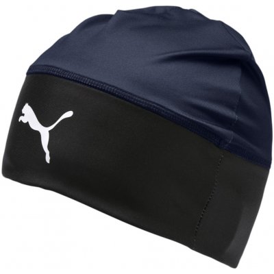 Puma čepice Liga beanie tmavě modrá černá – Hledejceny.cz